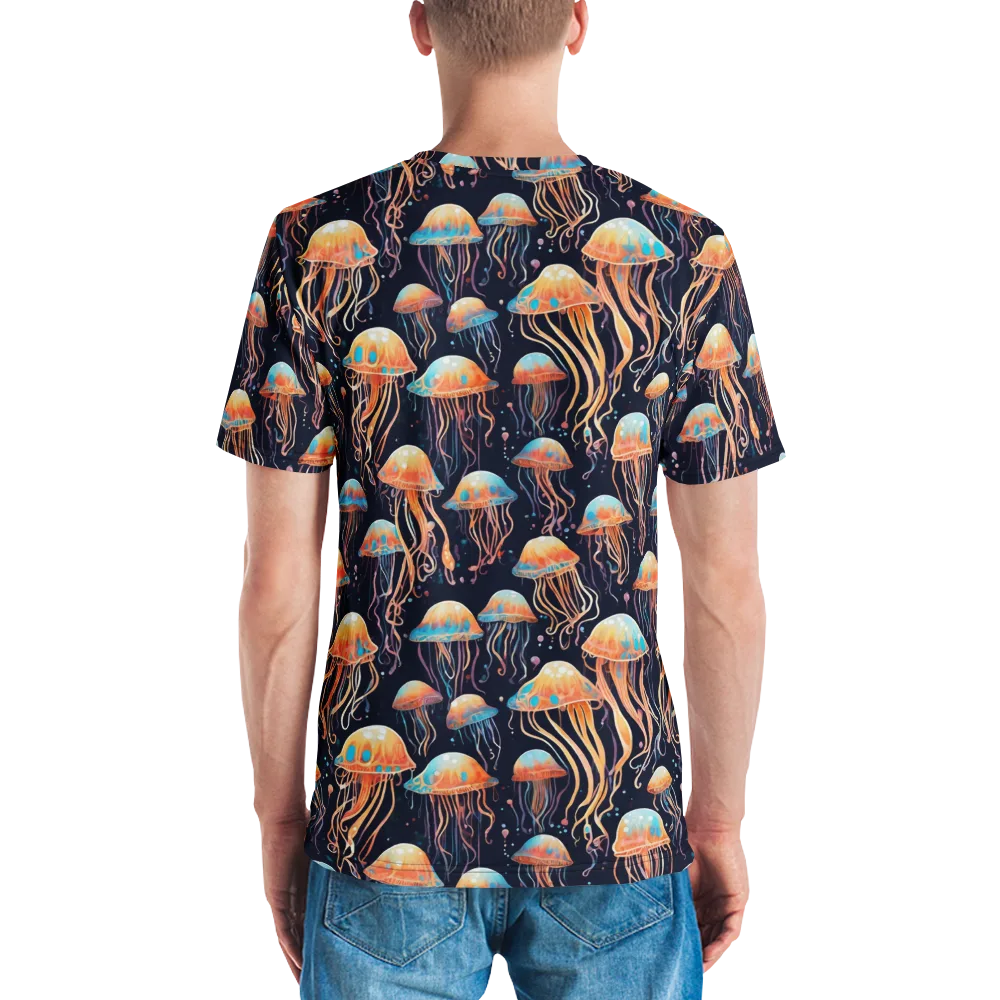 Luminous Current on Men's Crew Neck T-Shirt — Back