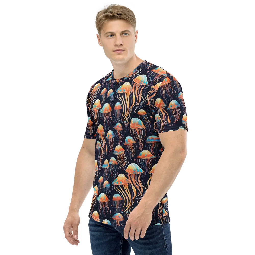 Luminous Current on Men's Crew Neck T-Shirt — Left