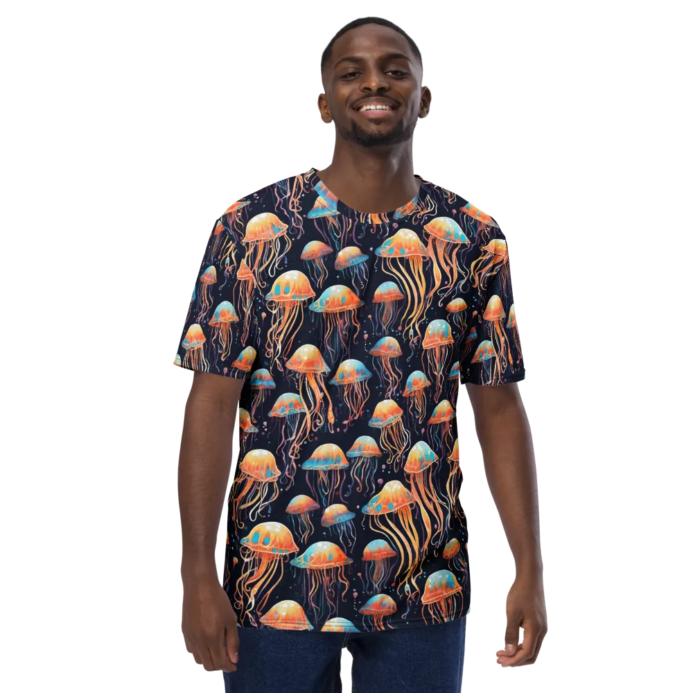 Luminous Current on Men's Crew Neck T-Shirt — Front