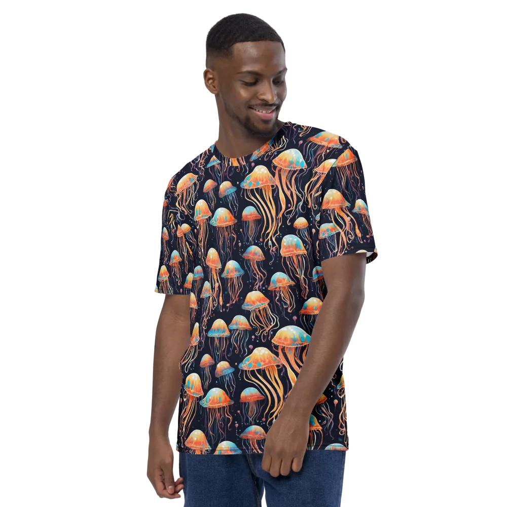 Luminous Current on Men's Crew Neck T-Shirt — Left