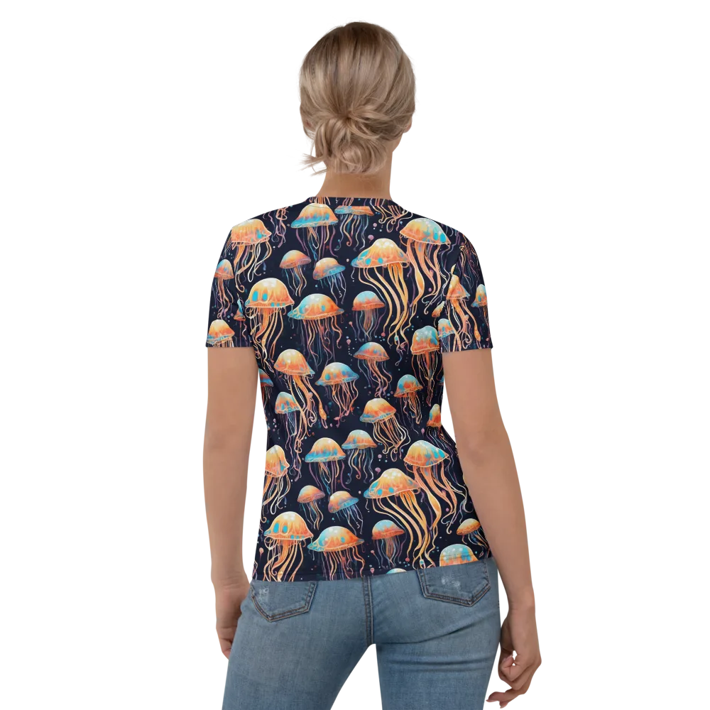 Luminous Current on Women's Crew Neck T-Shirt — Back
