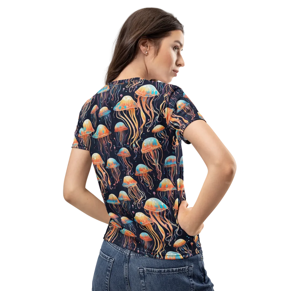 Luminous Current on Women's Crew Neck T-Shirt — Back