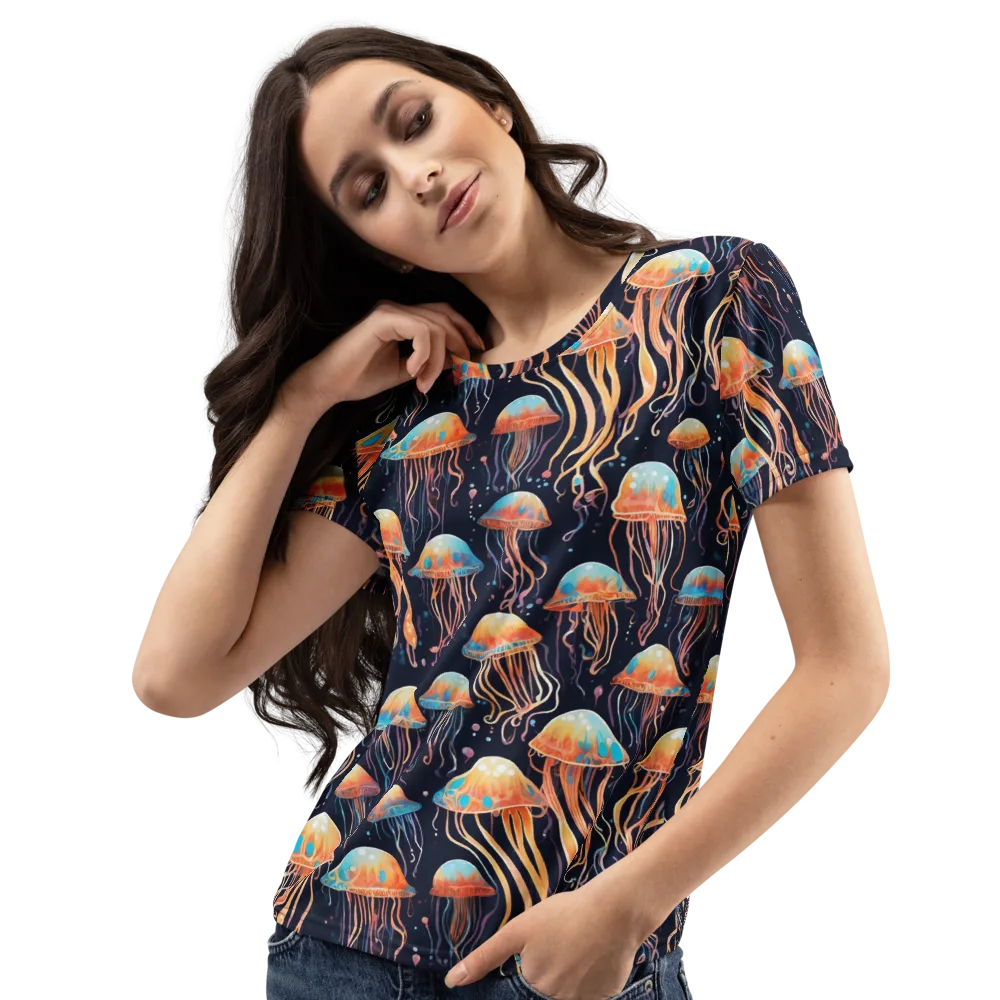 Luminous Current on Women's Crew Neck T-Shirt — Left Front