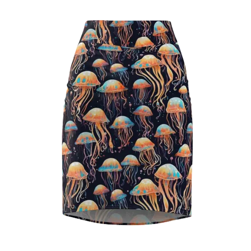 Luminous Current on a Pencil Skirt