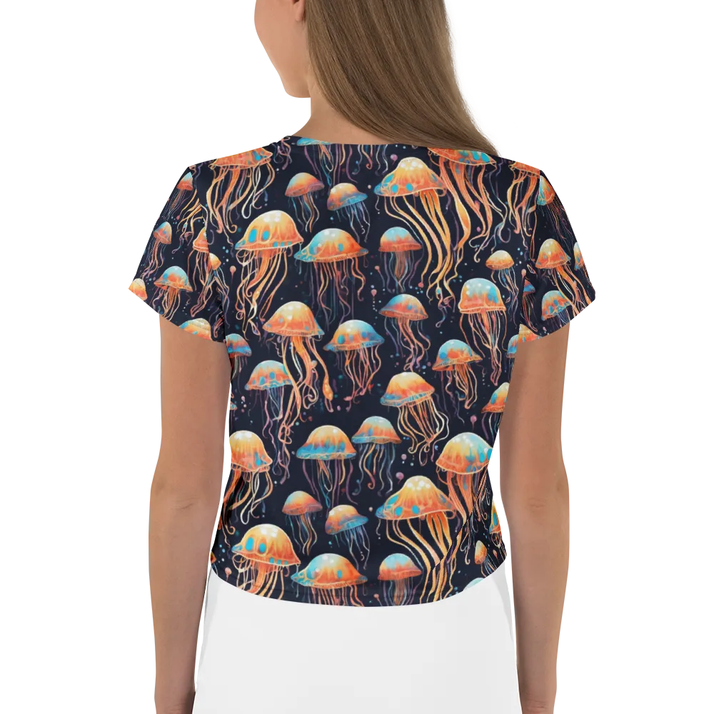 Luminous Current on Crop Tee — Back