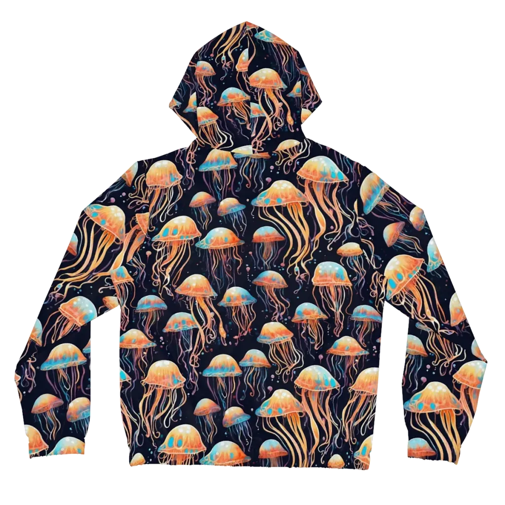 Luminous Current on Women's Full-Zip Hoodie — Back