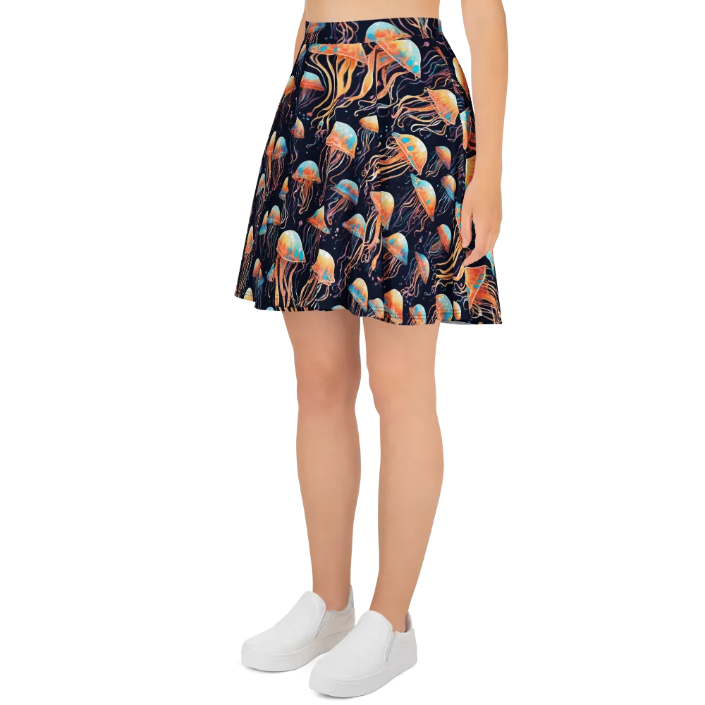 Luminous Current on Skater Skirt — Left