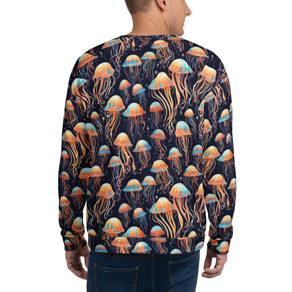 Luminous Current on Sweatshirt — Back