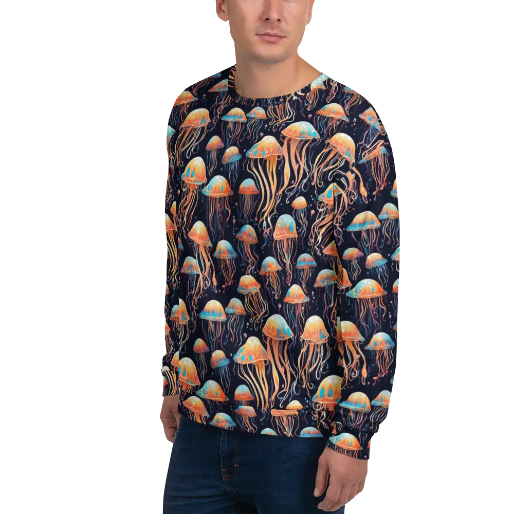 Luminous Current on Sweatshirt — Left Front
