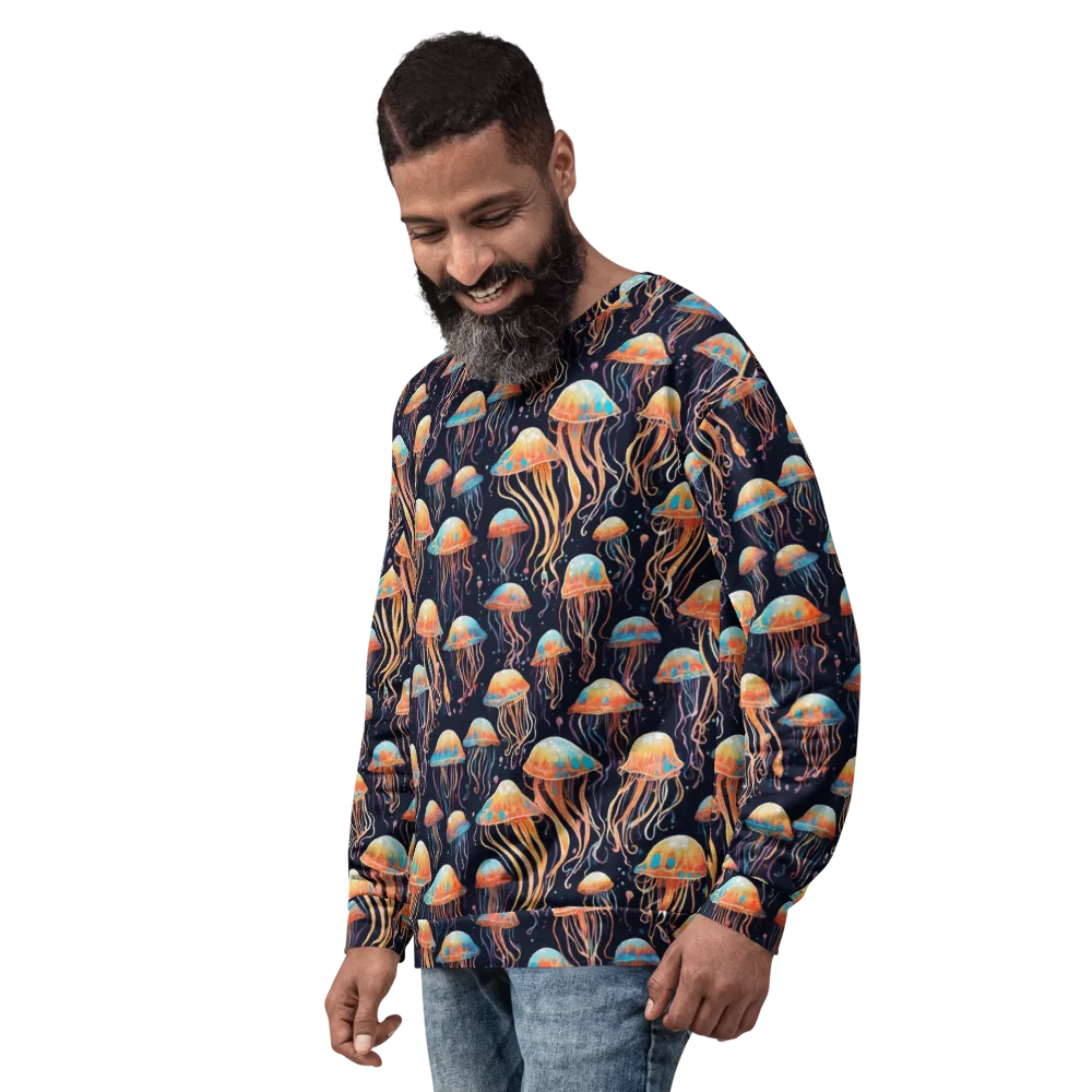 Luminous Current on Sweatshirt — Left Front