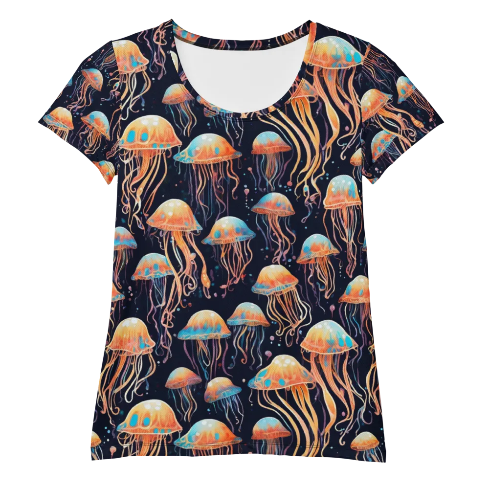 Luminous Current on Women's Athletic T-Shirt — Front