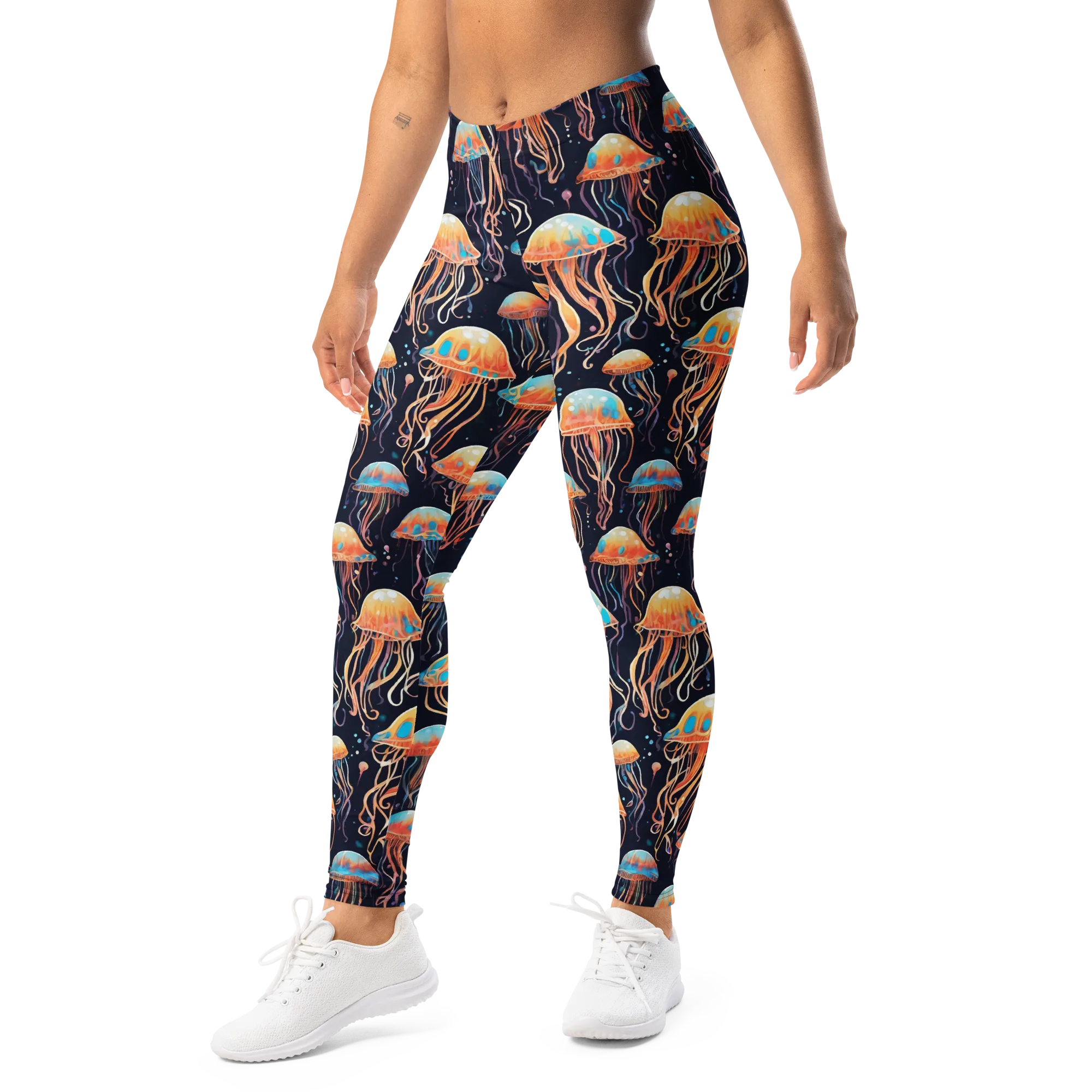Luminous Current on Leggings — Left Front