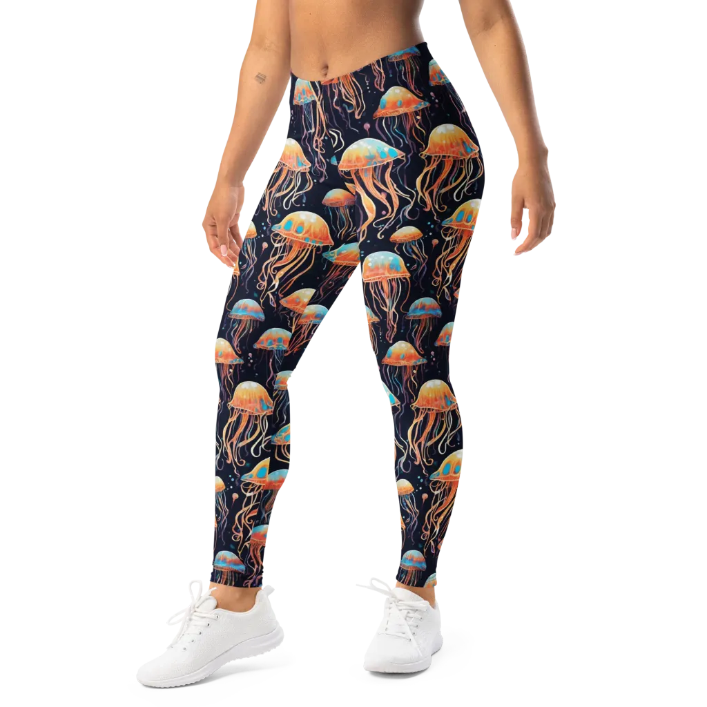 Luminous Current on Leggings — Left Front