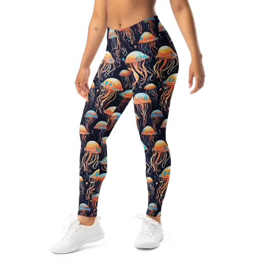 Luminous Current on a Leggings