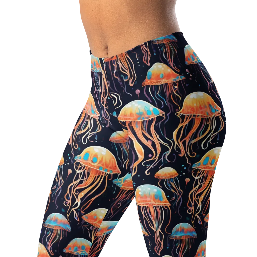 Luminous Current on Leggings — Left Front