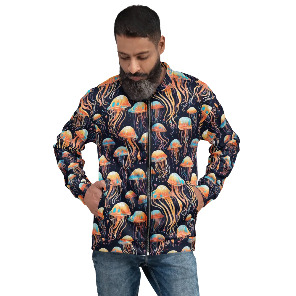 Luminous Current on Bomber Jacket — Front