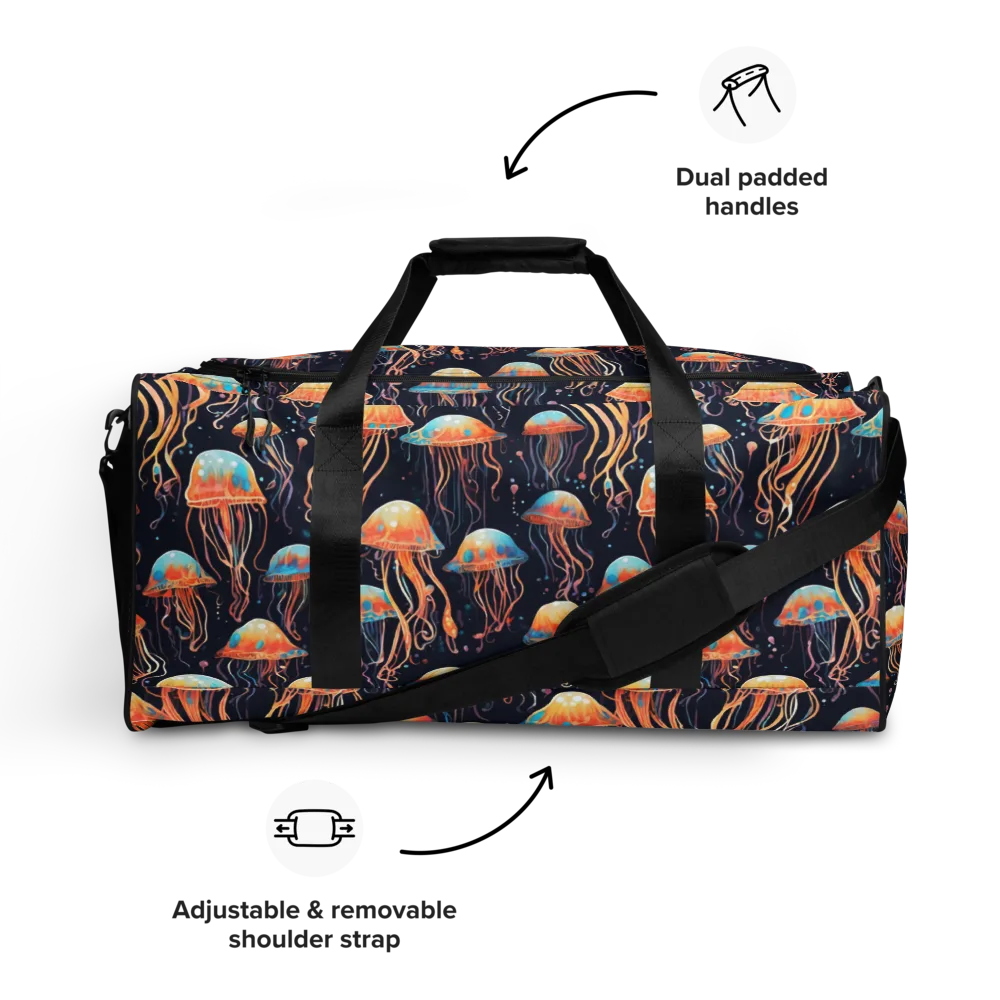Luminous Current on Duffle Bag — Front
