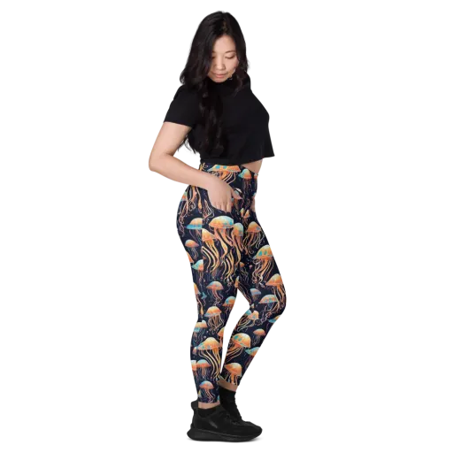 Luminous Current on a Leggings with Pockets