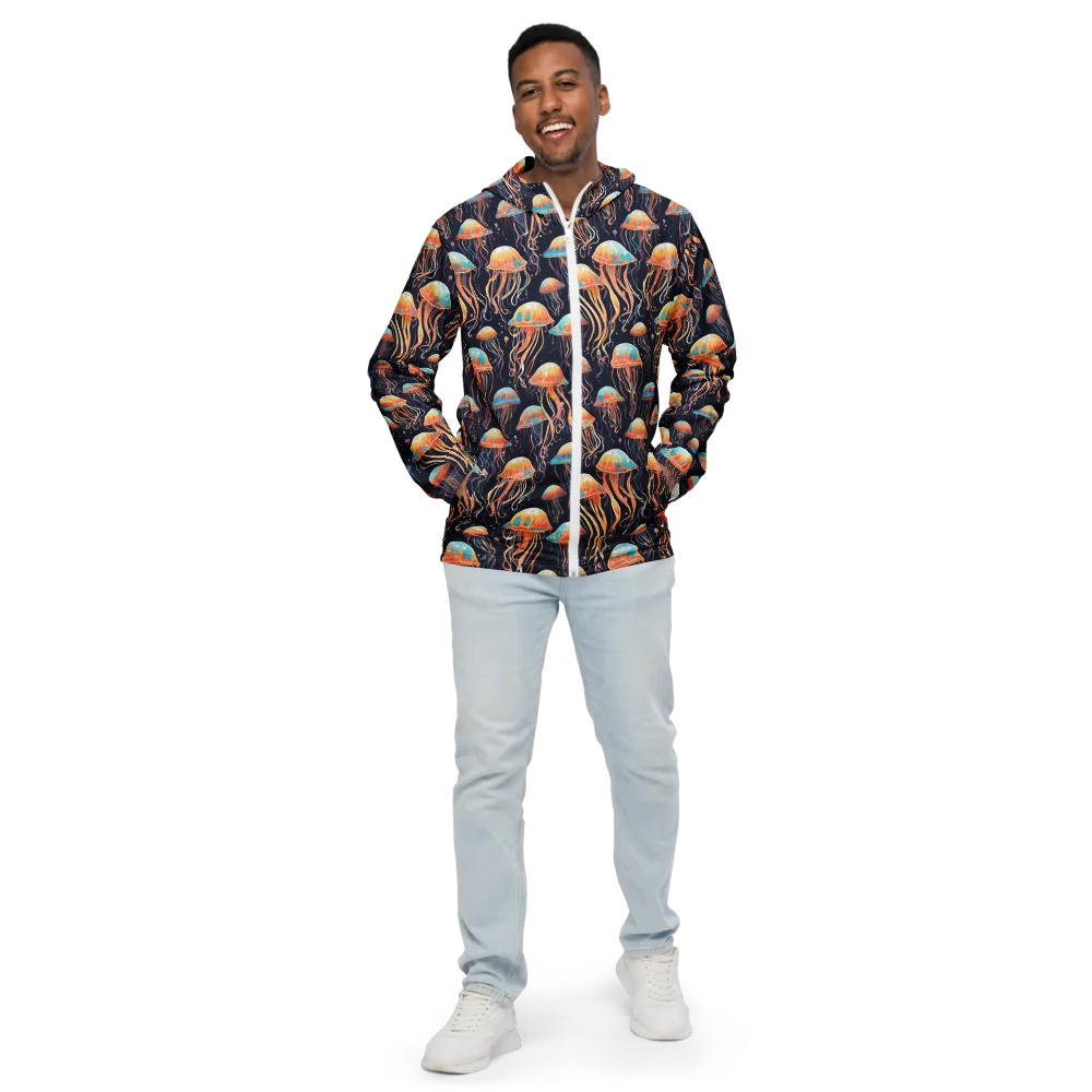 Luminous Current on Men's Windbreaker — Front