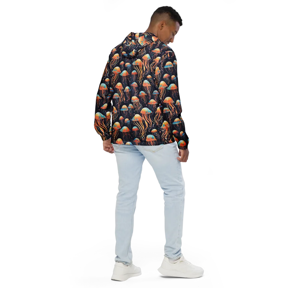 Luminous Current on Men's Windbreaker — Back