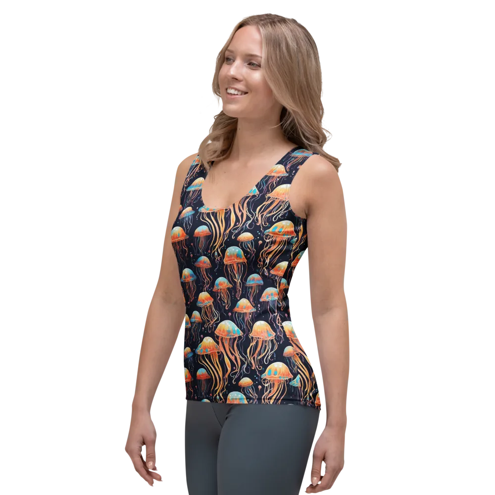 Luminous Current on Women's Tank Top — Left Front
