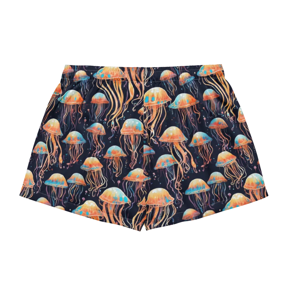 Luminous Current on Women's Pajama Shorts — Back