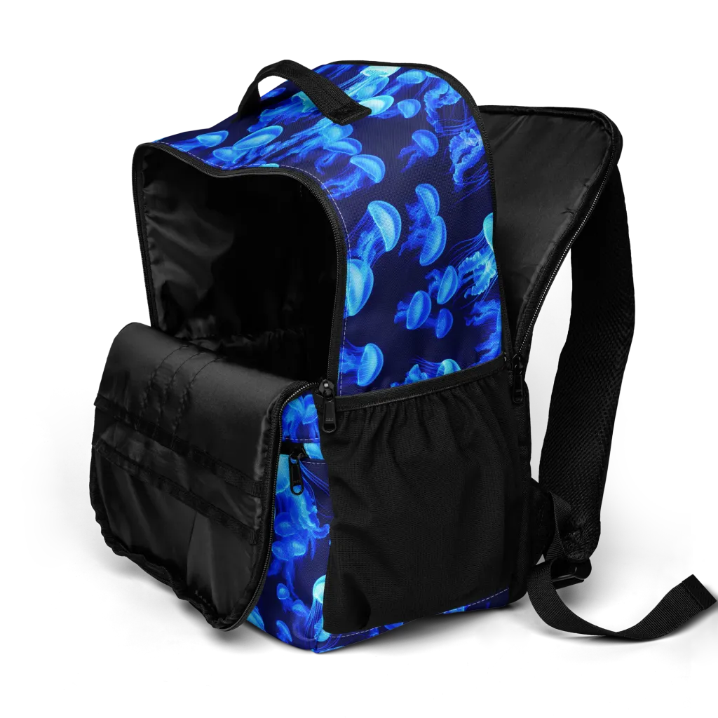 Azure Bloom on Utility Backpack — Product details 2