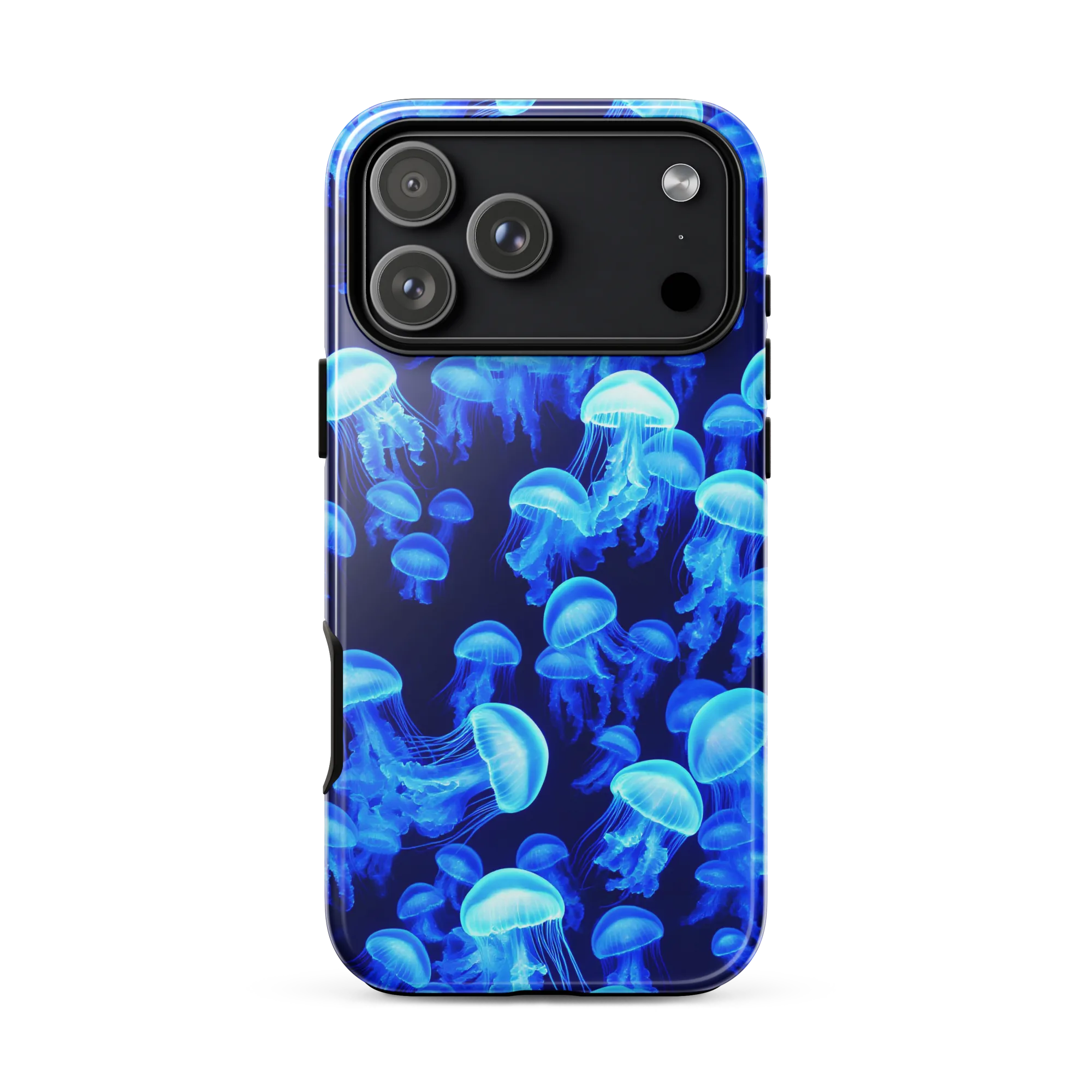 Azure Bloom on Tough Case for iPhone® — Front