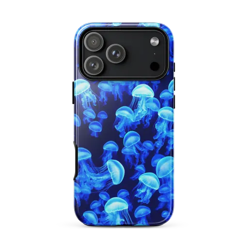 Azure Bloom on a Tough Case for iPhone®
