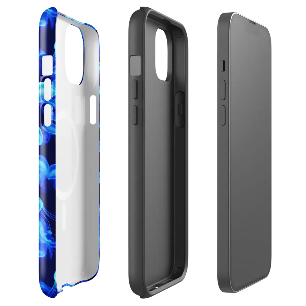 Azure Bloom on MagSafe Tough Case for iPhone® — Front