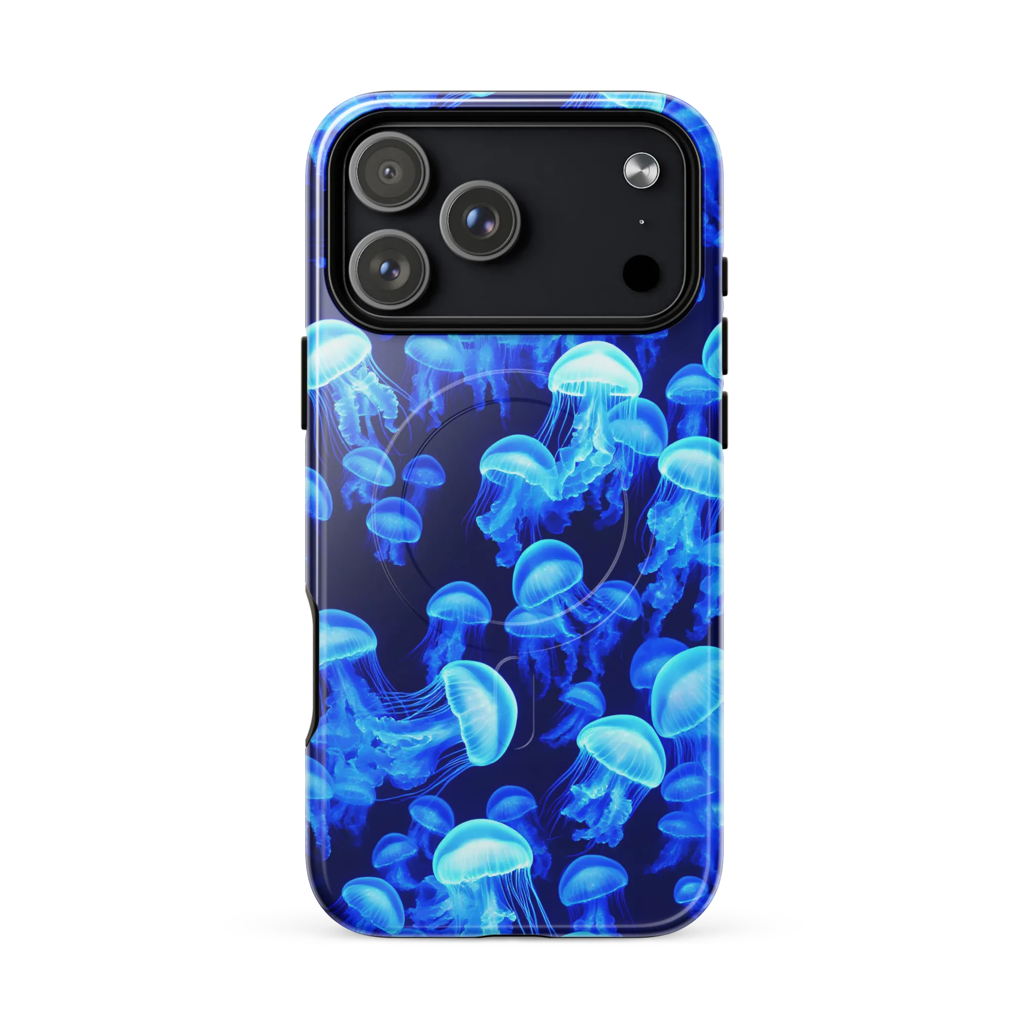 Azure Bloom on MagSafe Tough Case for iPhone® — Front