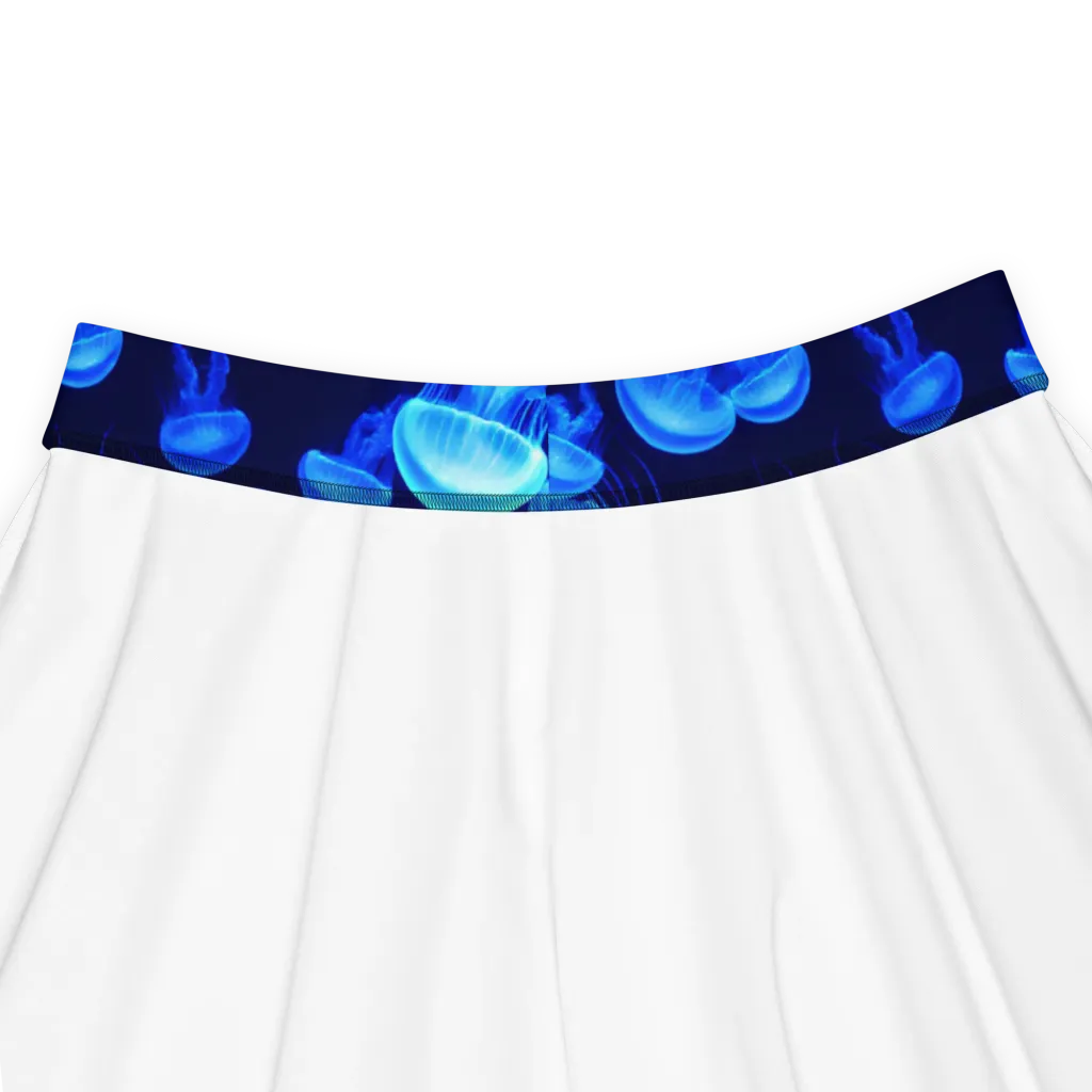 Azure Bloom on Skater Skirt — Product details