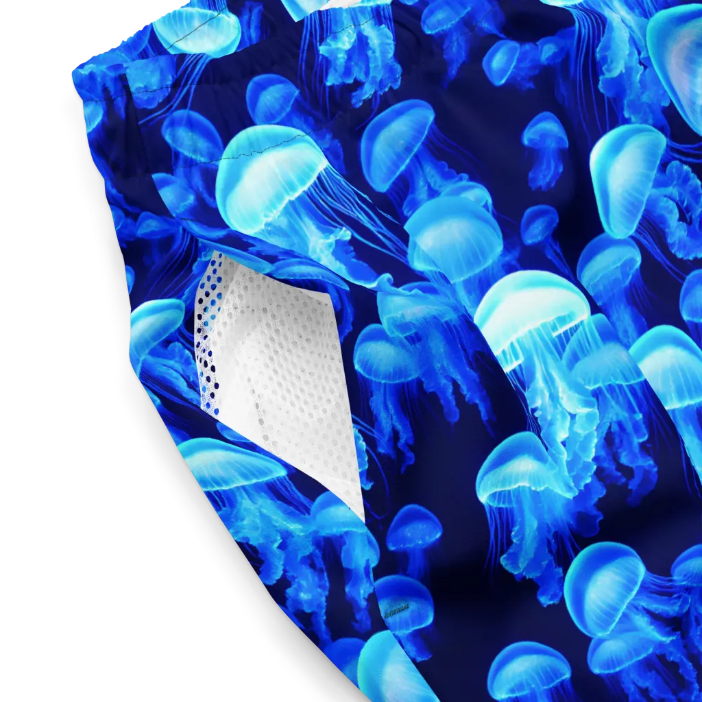 Azure Bloom on Swim Trunks — Product details 2