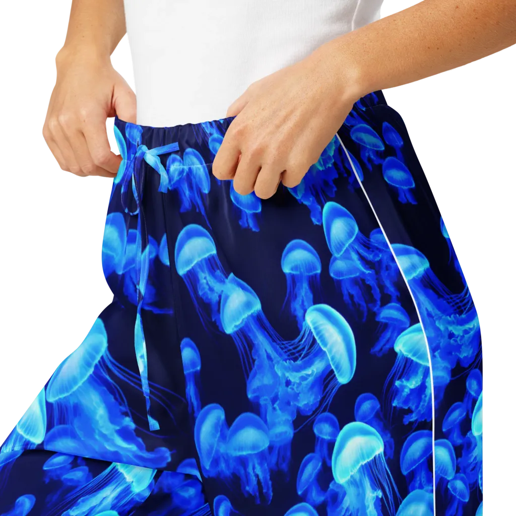 Azure Bloom on Women's Pajama Pants — Product details