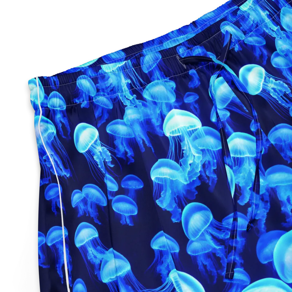 Azure Bloom on Women's Pajama Shorts — Product details