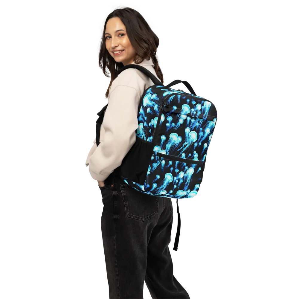 Electric Abyss on Utility Backpack — Back