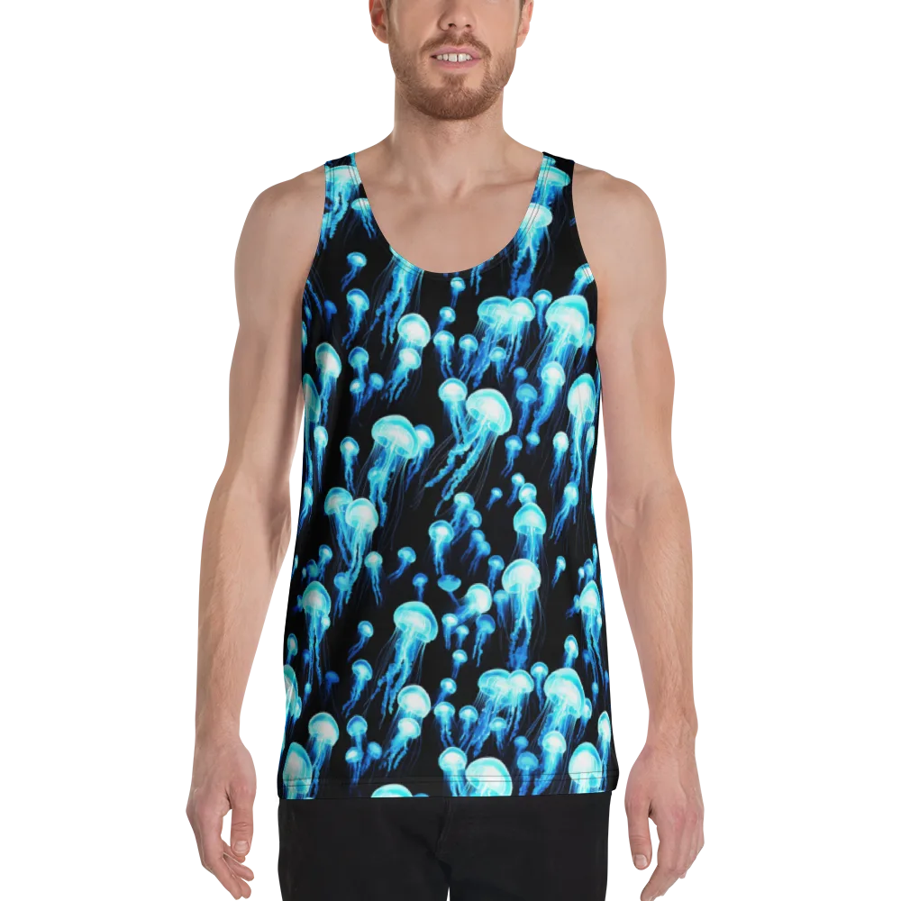 Electric Abyss on Men's Tank Top — Front