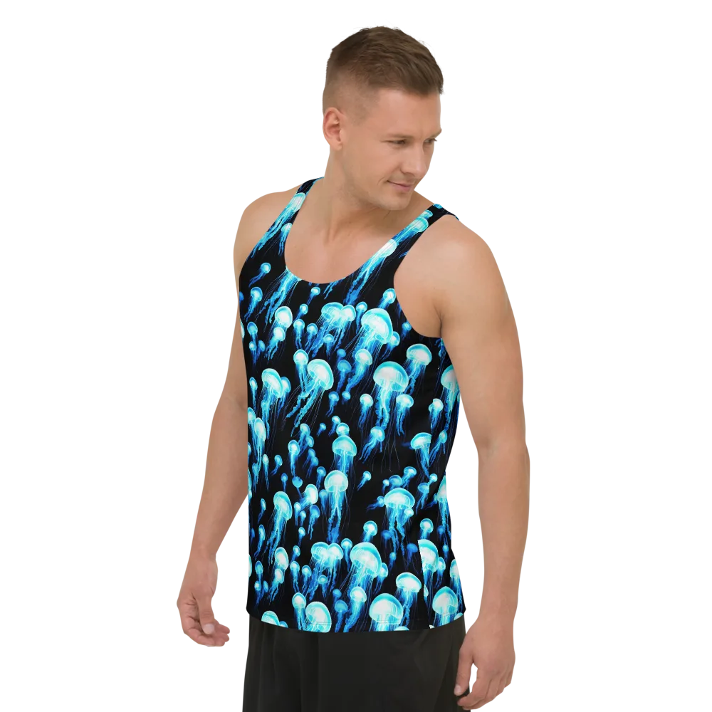 Electric Abyss on Men's Tank Top — Left Front