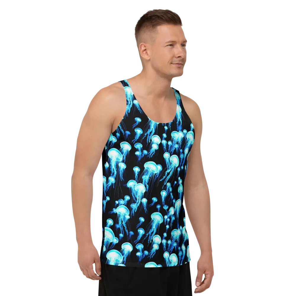 Electric Abyss on Men's Tank Top — Right Front