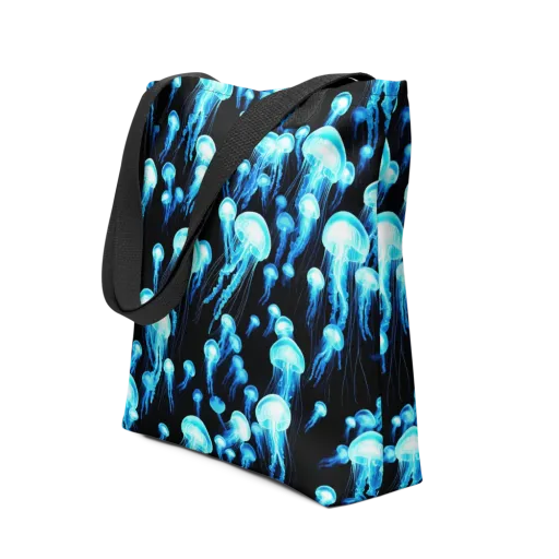 Electric Abyss on a Tote Bag