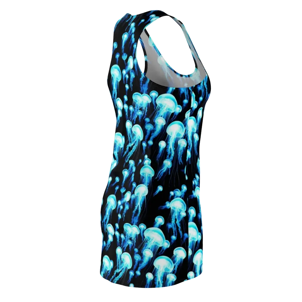 Electric Abyss on Racerback Dress — Back Side