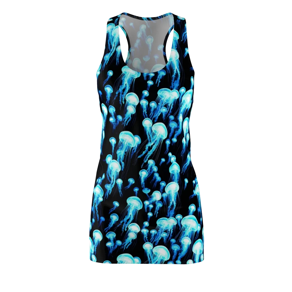 Electric Abyss on Racerback Dress — Front