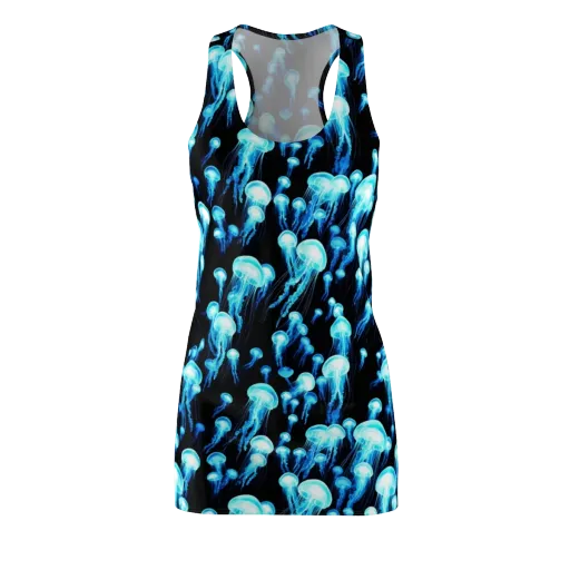 Electric Abyss on a Racerback Dress