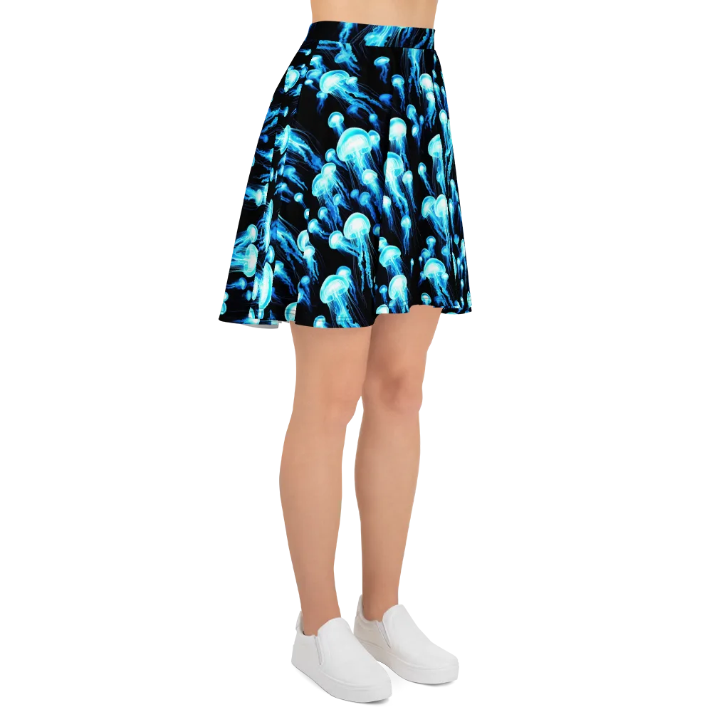 Electric Abyss on Skater Skirt — Right