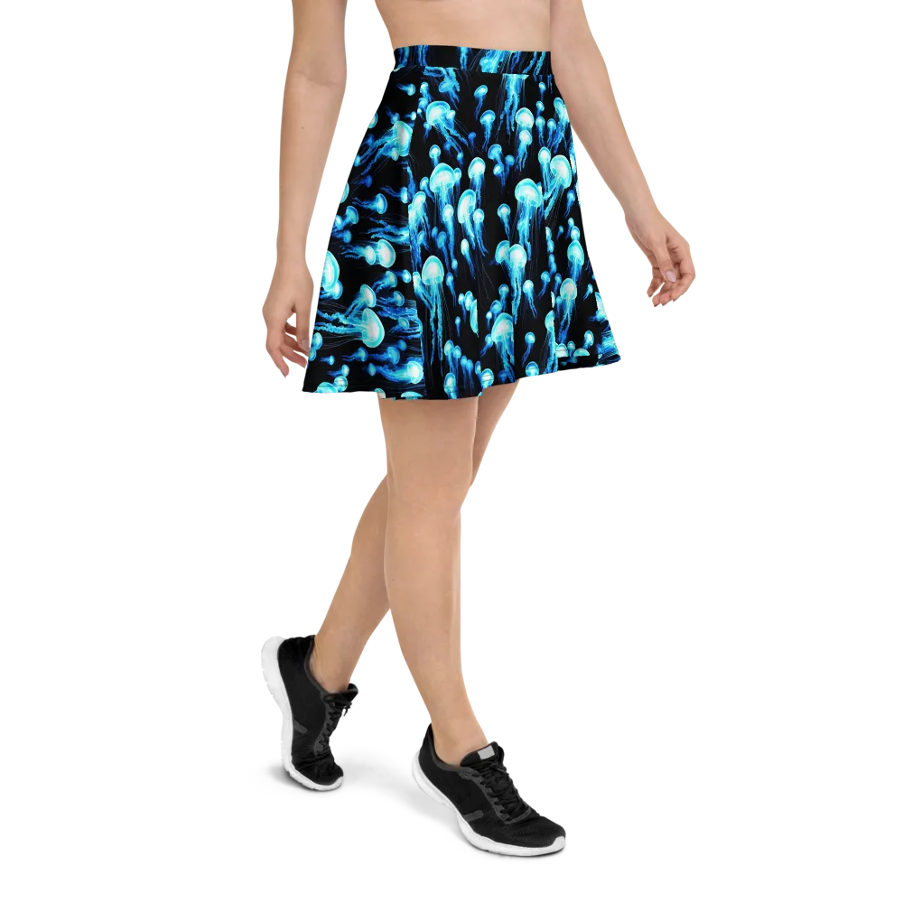 Electric Abyss on Skater Skirt — Right