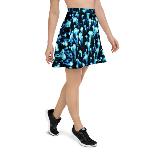 Electric Abyss on a Skater Skirt