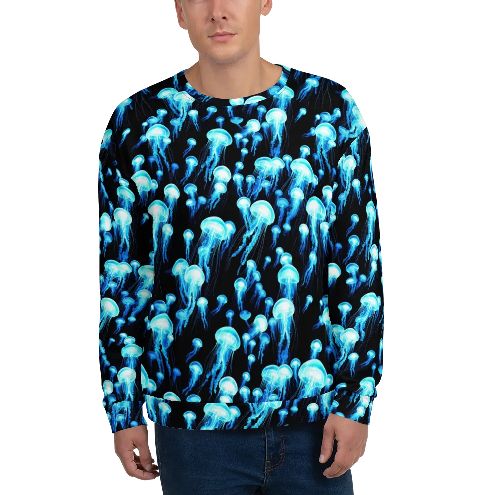 Electric Abyss on Sweatshirt — Front