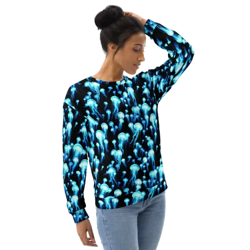 Electric Abyss on a Sweatshirt
