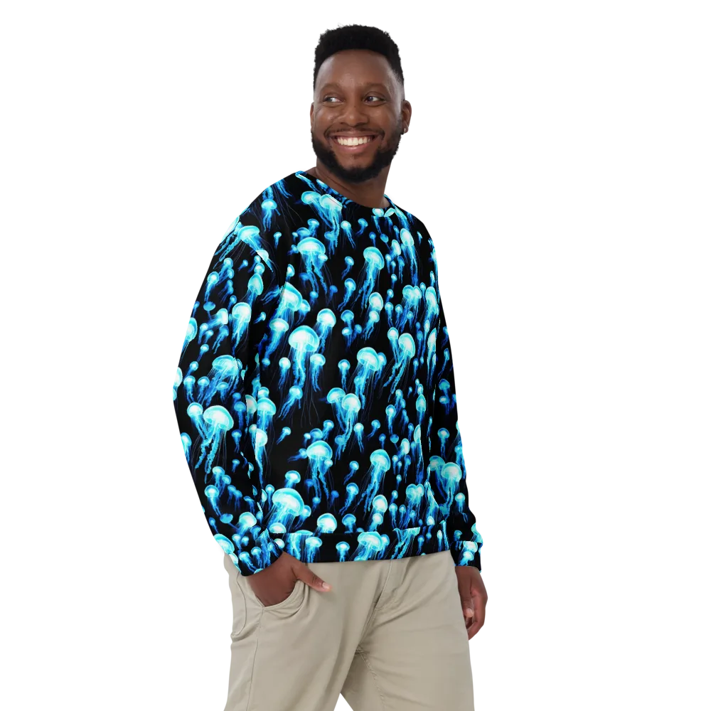 Electric Abyss on Sweatshirt — Front