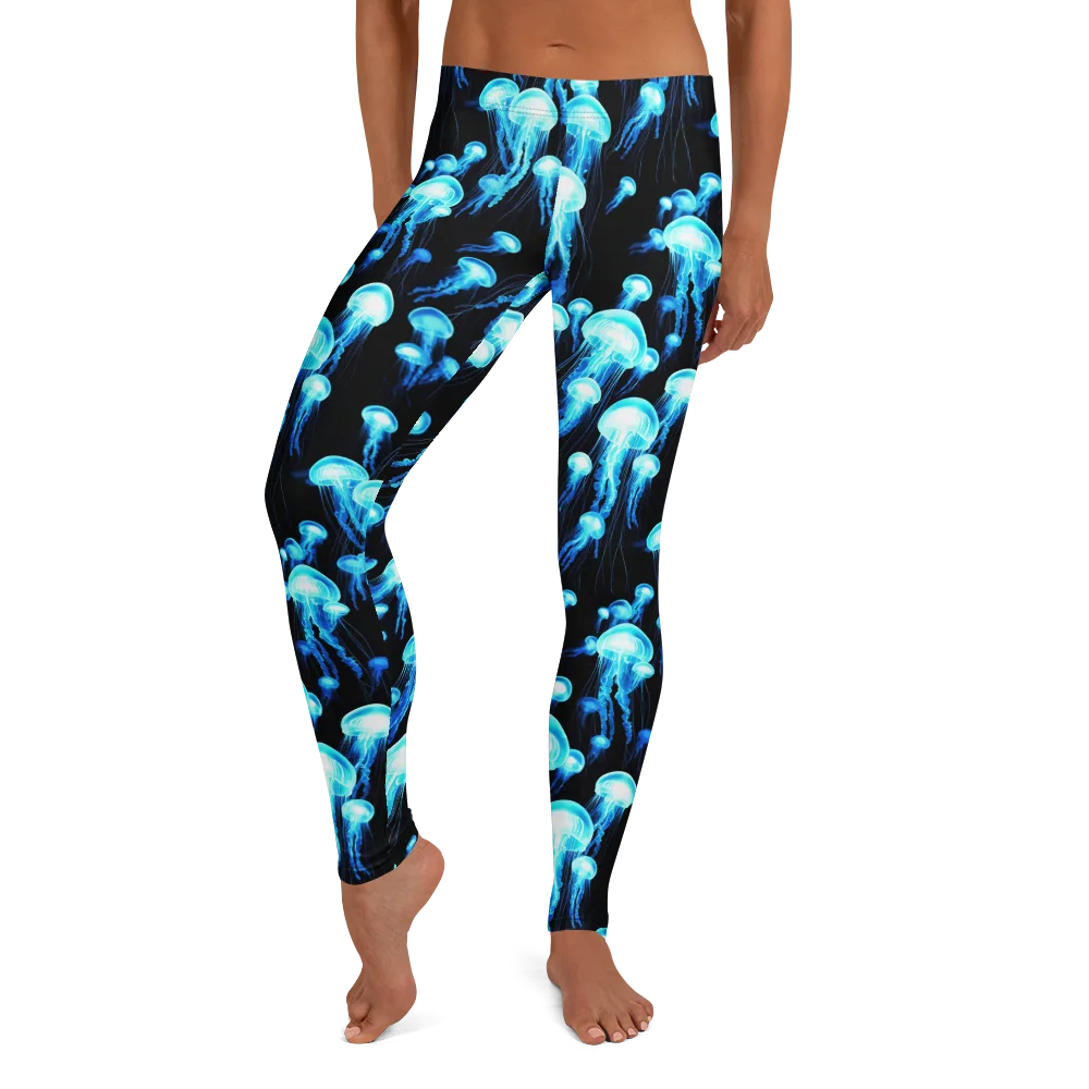 Electric Abyss on Leggings — Front